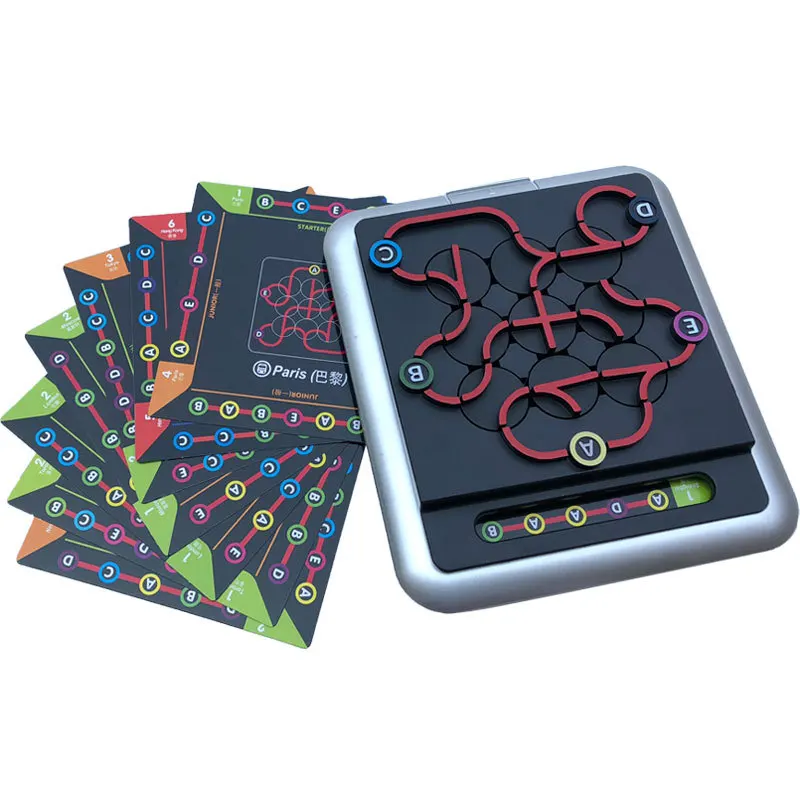 

Educational Toys Montessori Learning Game for Children 60 Challenges and 4 Difficulty Levels