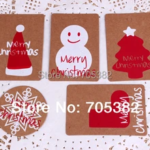 5x7,5 см(со шнуром) кавайные рождественские украшения бирки крафт подарочные вешалки цена закладки вечерние принадлежности(ss-7353