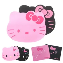 GIAUSA hello kitty, милый коврик для компьютерной мыши, Противоскользящий коврик для мыши из натурального каучука, розовый, черный цвет, для ПК, ноутбука, цена