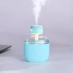 Креативная бутылка в форме USB увлажнитель воздуха 200 мл увлажнитель воздуха с светодио дный красочным светодиодным светом эфирное масло