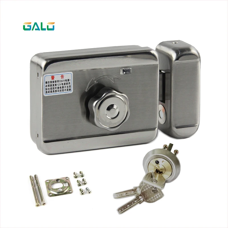 

GALO DC-12V electronic lock diy kit integrated smart card electronic door locks for Access Control Video Intercom System