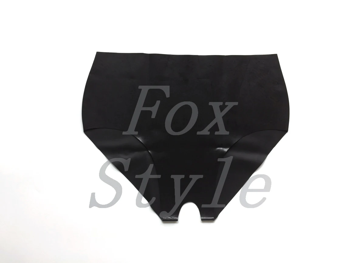 

Exotic sexy adult latex moulded Briefs with hole open crotch