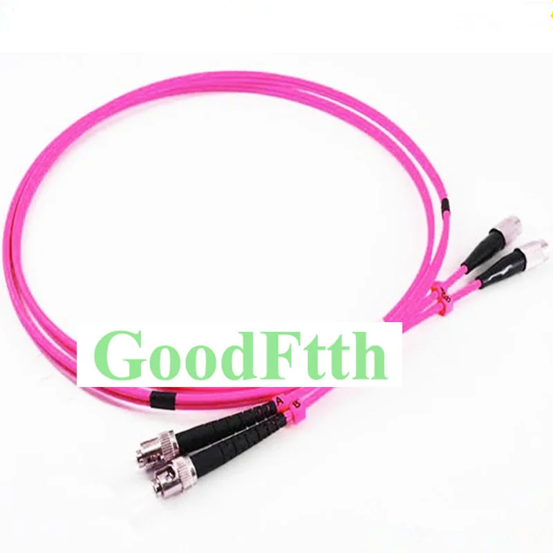 

Fiber Patch Cord Jumper FC-ST Multimode OM4 Duplex GoodFtth 20-100m