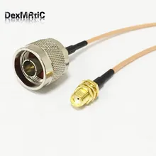 N Тип штекер к SMA Гнездовой разъем кабель 15 см RG-316 sma к N Тип антенны удлинитель цена