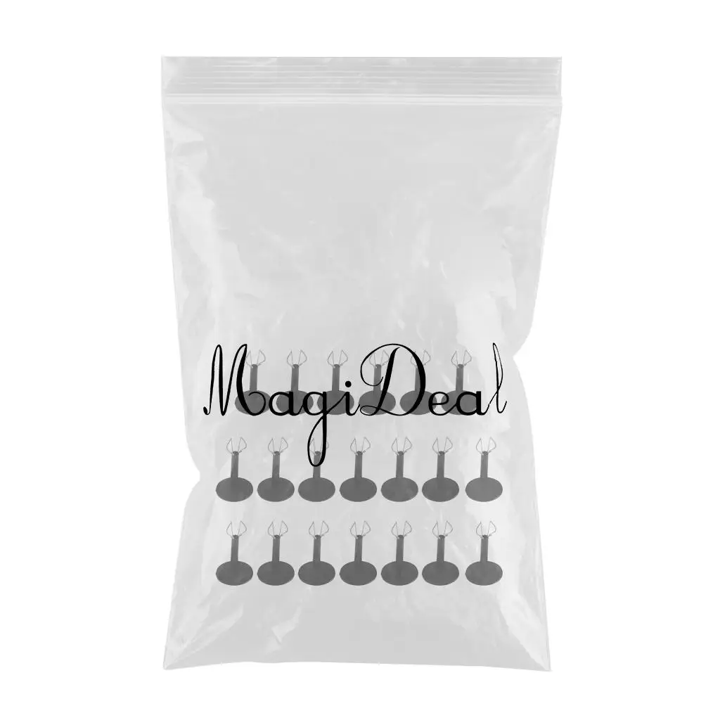 MagiDeal 20pcs Black Adjustable Doll Stand Display Holder for   Doll or Teddy Bear