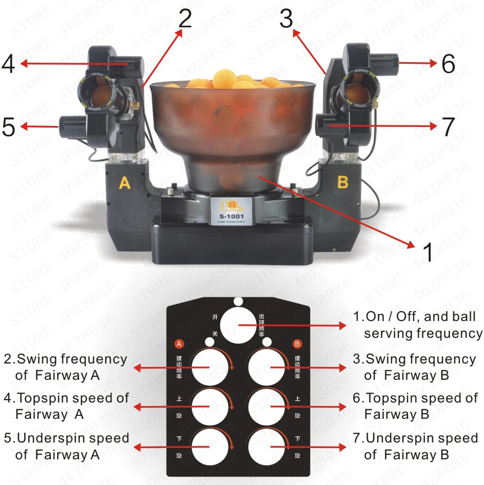 Теннисный робот с двойной головкой Автоматическая Стрельба Настольный теннис обслуживание машина для тренировки для начинающих подходит для 40+ мячей