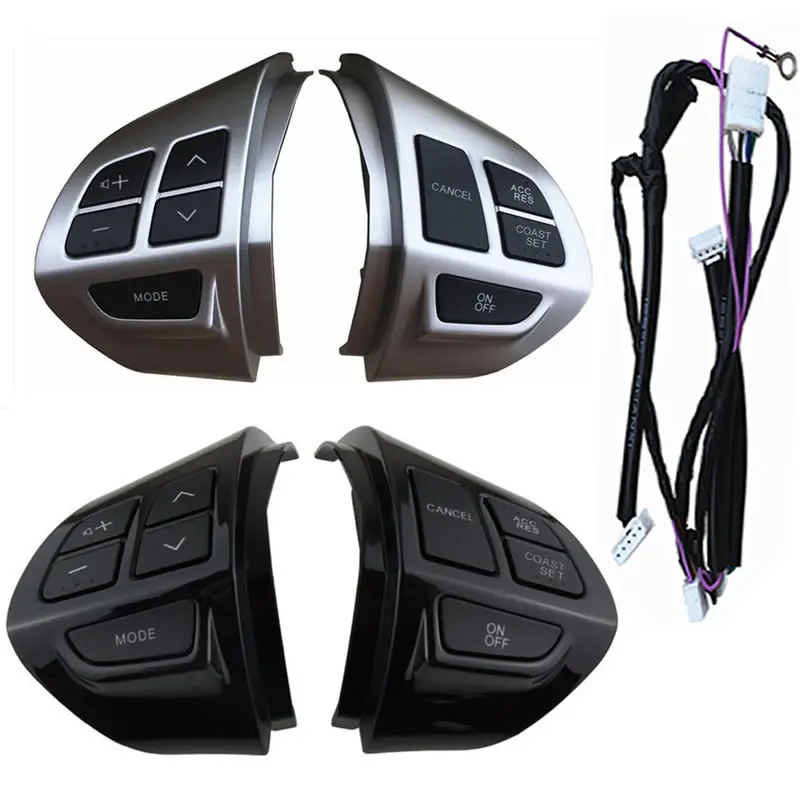 

Car -styling buttons FOR Mitsubishi ASX Multi-function Car steering wheel control buttons with cables Free shipping