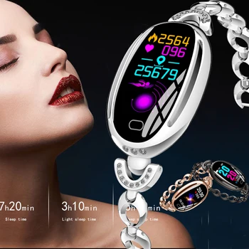 

2020 Fashion Smart Watches Women Bracelet IP68 Waterproof Heart Rate Monitor Fitness Tracker relogio Smartwatch For iOS Android