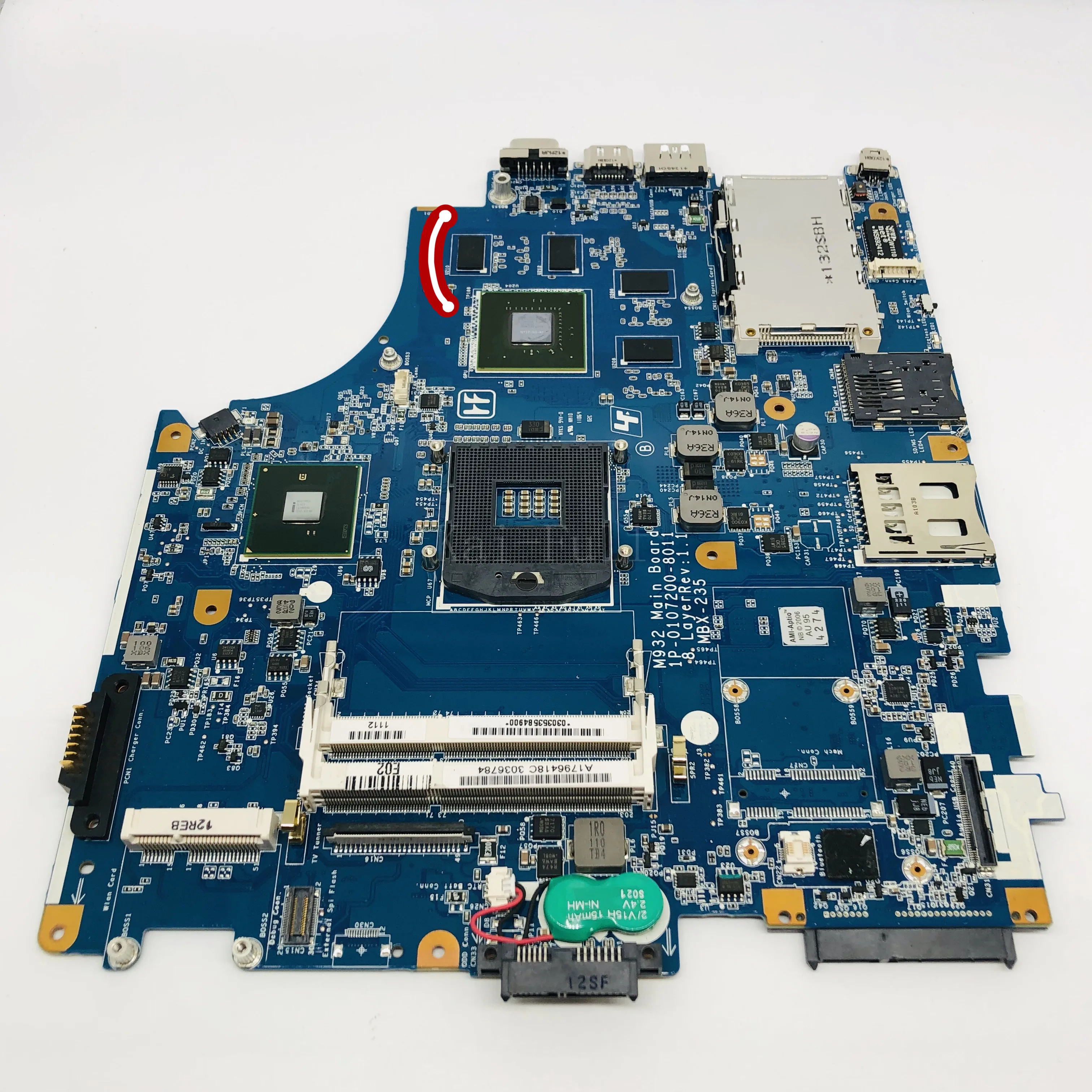 1p 0104200 8011 A1796418B для sony VAIO VPCF M932 материнская плата ноутбука протестирована на