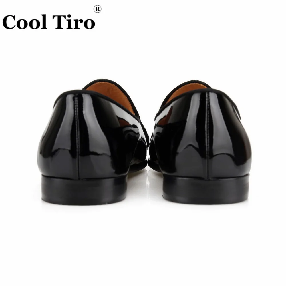 black Patent leather Loafers tassel Dress shoes (10)