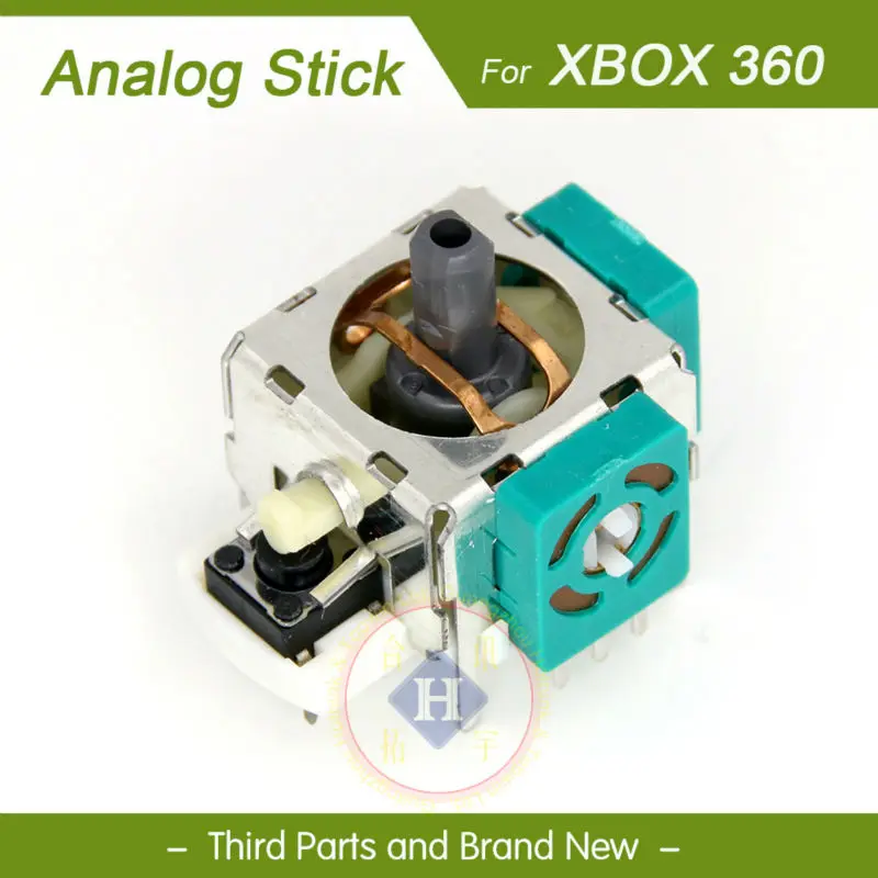 Hothink 2 Pz/Lotto Nuova Sostituzione Verde 3D Joystick Analogico Levetta Per Xbox 360 / Xbox 360 Slim Controller Gamepad