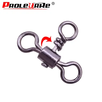 

10pcs/lot 3-way Swivels Fishing Swivels Rolling Swivels Sea Fishing Accessories Tackle Connector Rolling Swivels PR-537