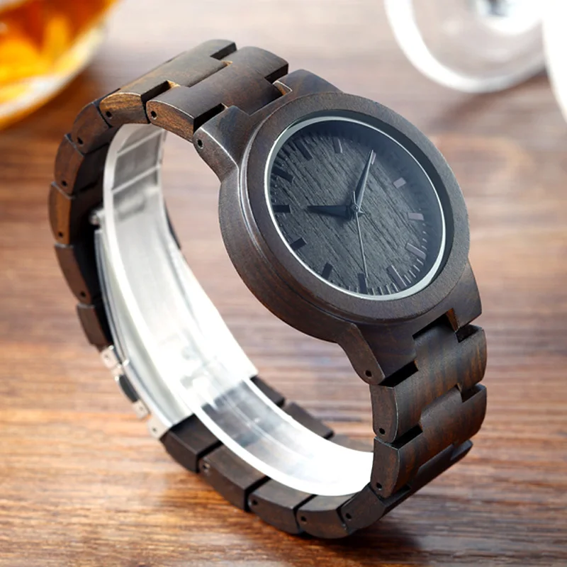 men-wood-black-band-watches-male-clock-B10-1
