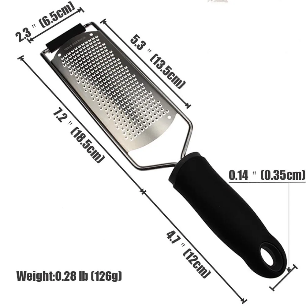 TEENRA-1Pcs-12-Inch-Lemon-Zester-Grater-Stainless-Steel-Cheese-Grater-Microplane-Chocolate-Cheese-Grater-Fruit (1)
