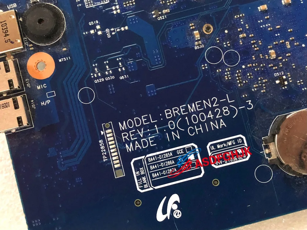 الأصلي اللوحة لابتوب samsung R540 R538 R580 دفتر اللوحة HM55 BA41-01286A BA92-06623A اختبار بالكامل