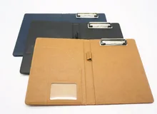 A5 documento saco pasta de arquivo clipe placa escritório negócios material escolar financeiro falso couro feito super promoção agora