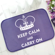 CAMMITEVER Keep Calm And Carry On пол ковры коврики для Спальня Гостиная Кухня забавные вход домашнего декора