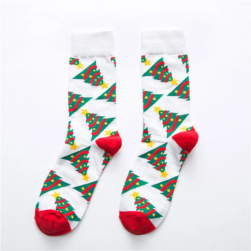 [COSPLACOOL] Рождественский подарок, милые зимние/яркие забавные носки, теплые носки в стиле Харадзюку С героями мультфильмов, новинка, Японские Женские креативные носки, Calcetines Mujer - Цвет: White Socks
