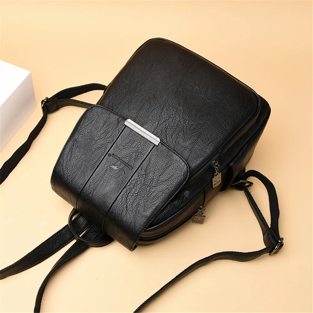 Sac A Dos Femme Hot Women Backpack Female High Quality Leather Bagpack For Women Fashion School Bags Backpacks Bolsa Feminina