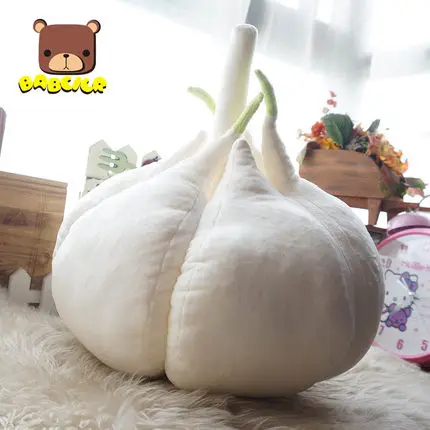 Candice guo plush toy plant vegetable simulation garlic allium sativum pillow cushion baby birthday present christmas