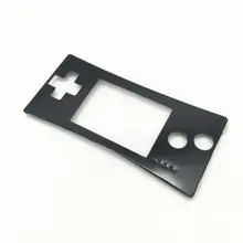 Черный Замена спереди В виде ракушки Лицевая панель чехол для Nintendo Gameboy Micro GBM