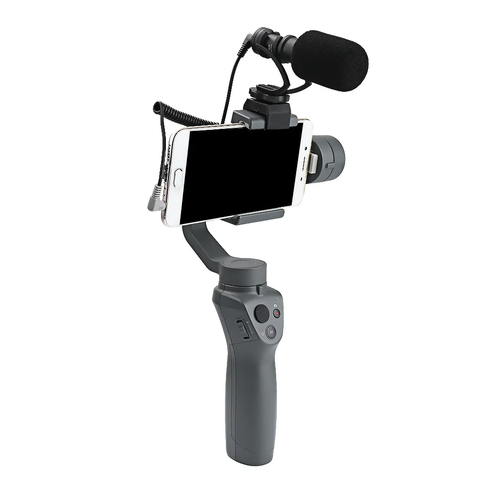  Directional Condenser Video Microphones Mic and Universal Mount for DSLR Camera Compatible for DJI 