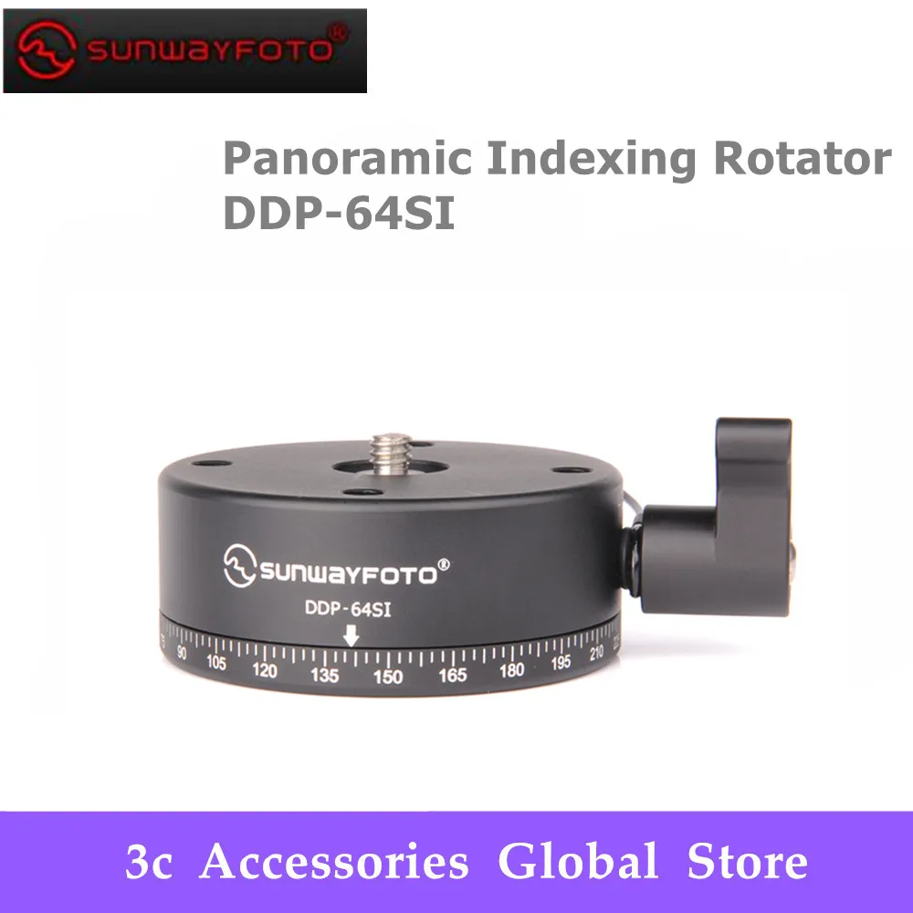 

SUNWAYFOTO Panoramic Indexing Rotator DDP-64SI New Tripod Accessories 64mm Diameter Indexing Rotator DDP-64SI