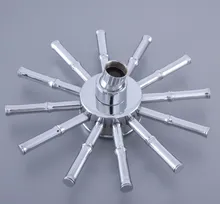Chrome Rainfall Showerhead Bathroom Shower Faucet Head Rain Shower Head Bathroom Top Sprayer Ksd230