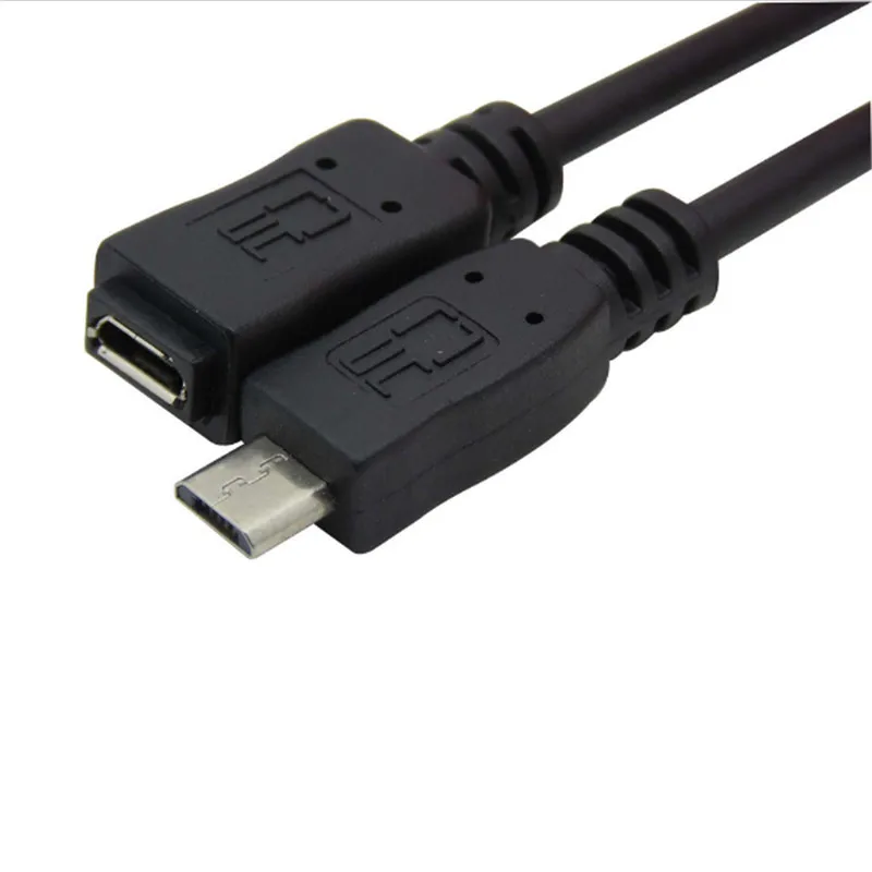 Бесплатная доставка 1 5 м Micro USB штекер гнездо контактный удлинитель параметры