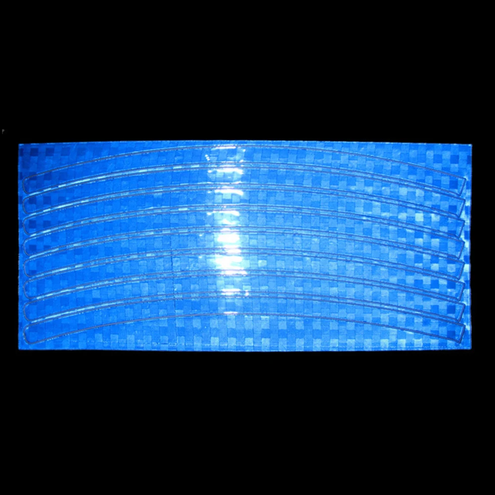 Etiqueta de la cinta reflectante de la rueda de seguridad calcomanías del coche del ciclismo de la bicicleta de la montaña de la marca de advertencia pegatinas reflectantes de la motocicleta Etiqueta de la cinta reflectante de la rueda de seguridad calcomanías del coche del ciclismo de la bicicleta de la montaña de la marca de advertencia pegatinas reflectantes de la motocicleta