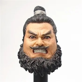 

1/6 Head Sculpt Three Kingdoms Zhang Fei Angry face Head Carving Model For 12" Action Figure