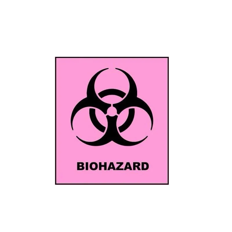 YJZT 15,8 см* 17,8 см забавные Biohazard радиоактивных зомби опасность Предупреждение ПВХ наклейка автомобиля Стикеры 12-0167