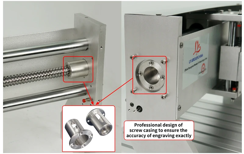 CNC гравировальный станок Рамка комплект в алюминиевой раме 3020 CNC маршрутизатор шариковый винт