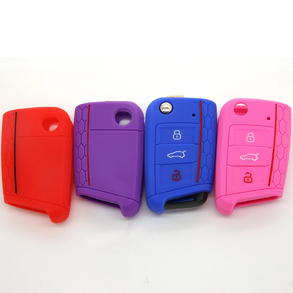 Made in China RYHX factory Car Accessories Key Bag Key Cover For Volkswagen for VW Golf 7 mk7 for Skoda