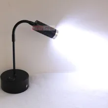 Зарядное устройство Светодиодный прожектор освещает небольшой шкаф лампа витрина свет творческий черный один головок прожектор лампы SD66 lu1019