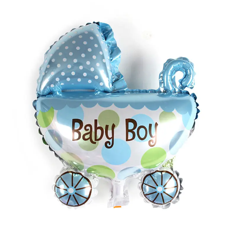 

1PC 30*30cm Cute Helium Balloon Mini Baby Shower Stroller Foil Balloons Wedding Brithday Party Balloons Decoration