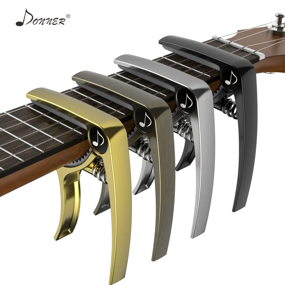 Donner DC 2U Pro Ukulele Capo Ukelele Мелодия Зажим ключ триггер эксклюзивный для Аксессуары
