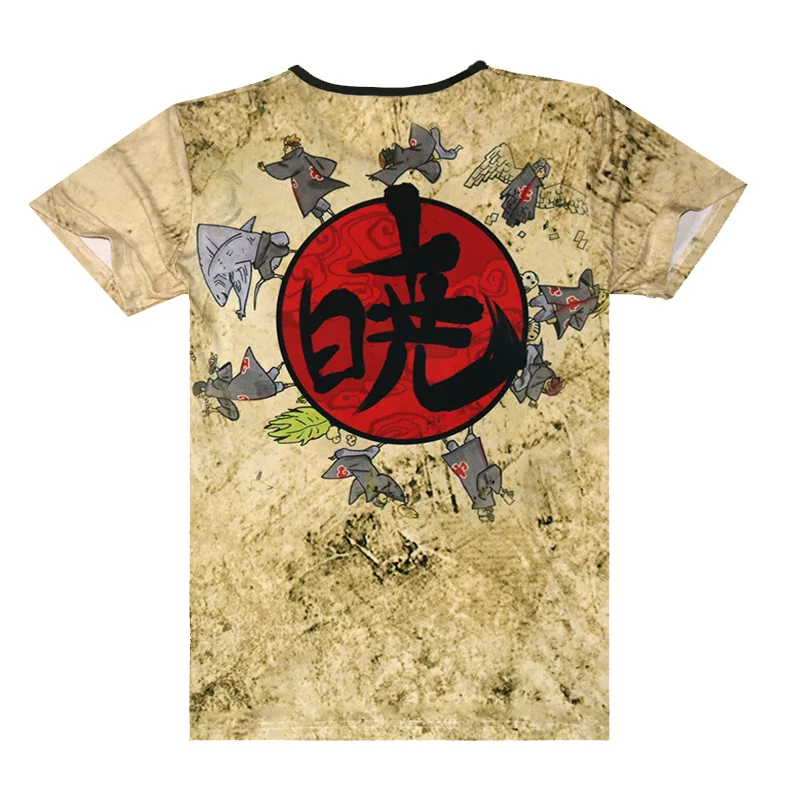 Anime Naruto T Shirt Men 3D Print T-shirts Boruto Sasuke Akatsuki Tshirt Brand Clothing Street Wear  Summer Tees Tops Luxtees (8)