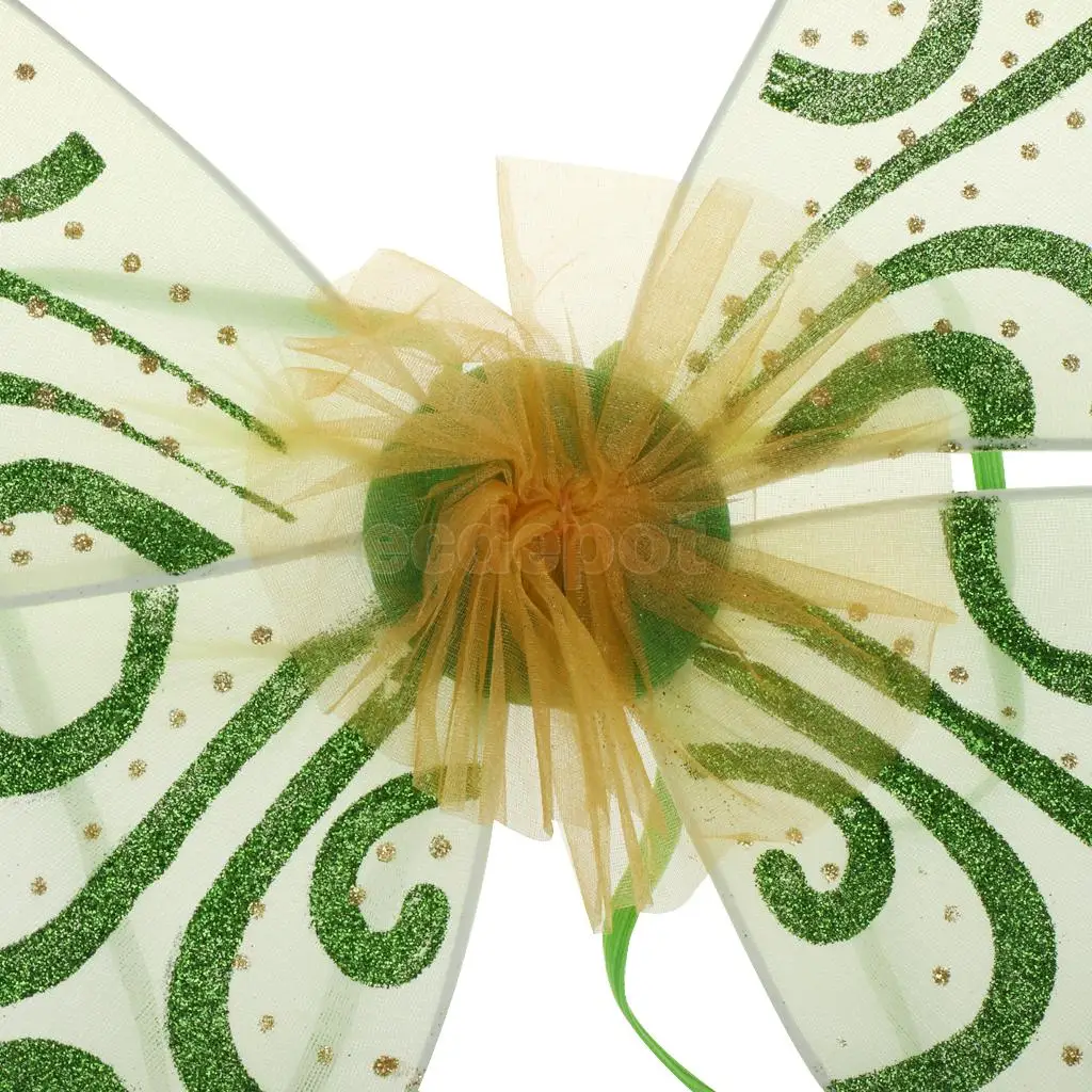 Блестящие бабочки ангельские крылья феи детский праздничный костюм нарядное платье