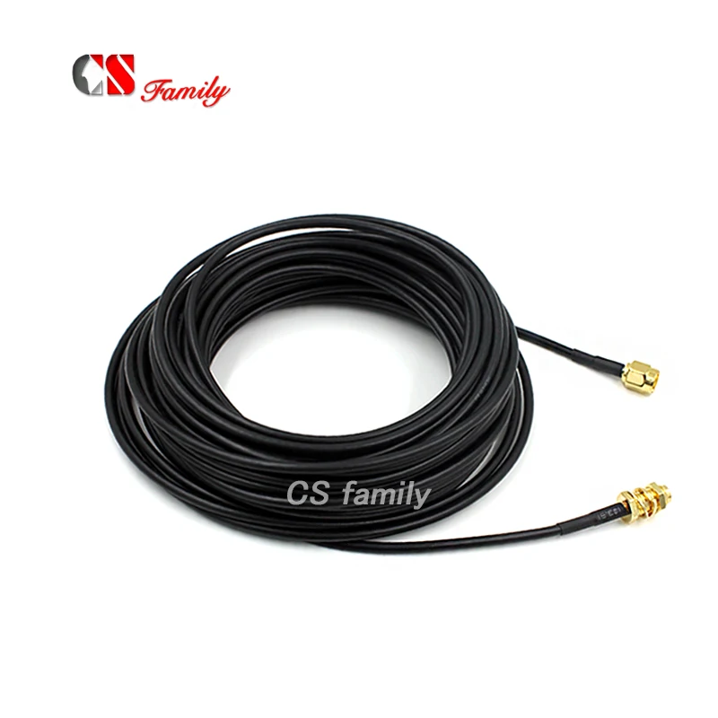 Удлинительный кабель с разъемом папа на гнездо RP SMA 5 м|rp-sma cable|rp-sma extension cablecable rp-sma |