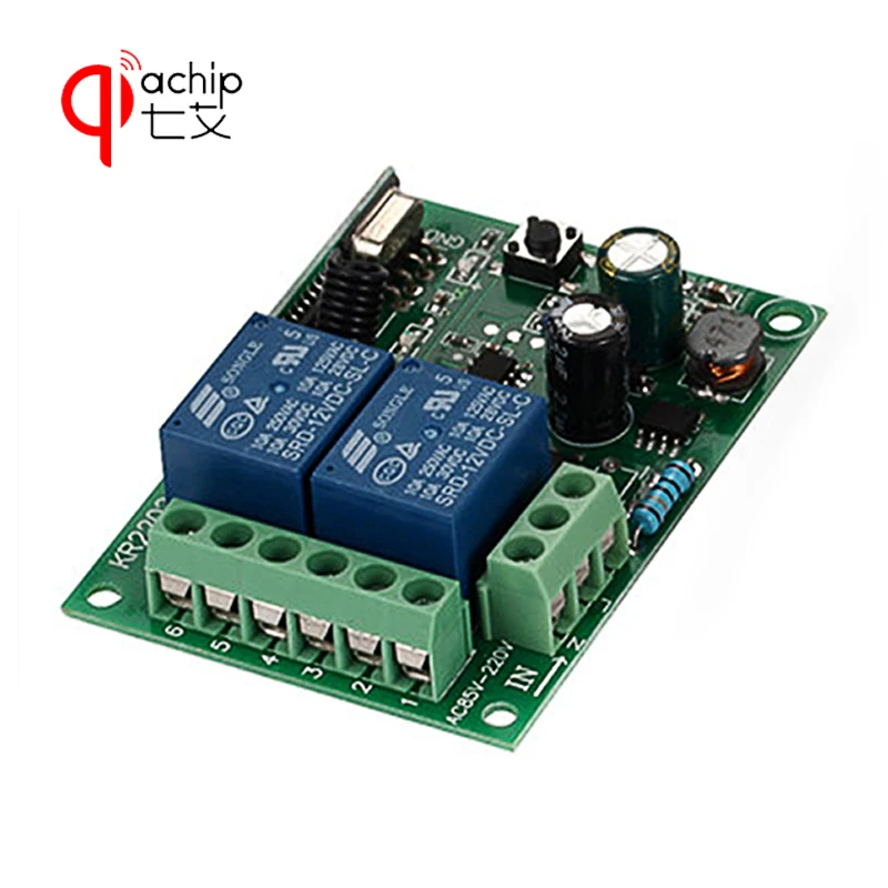 QIACHIP Универсальный Беспроводной дистанционного Управление выключатель AC 85 V 250 2CH