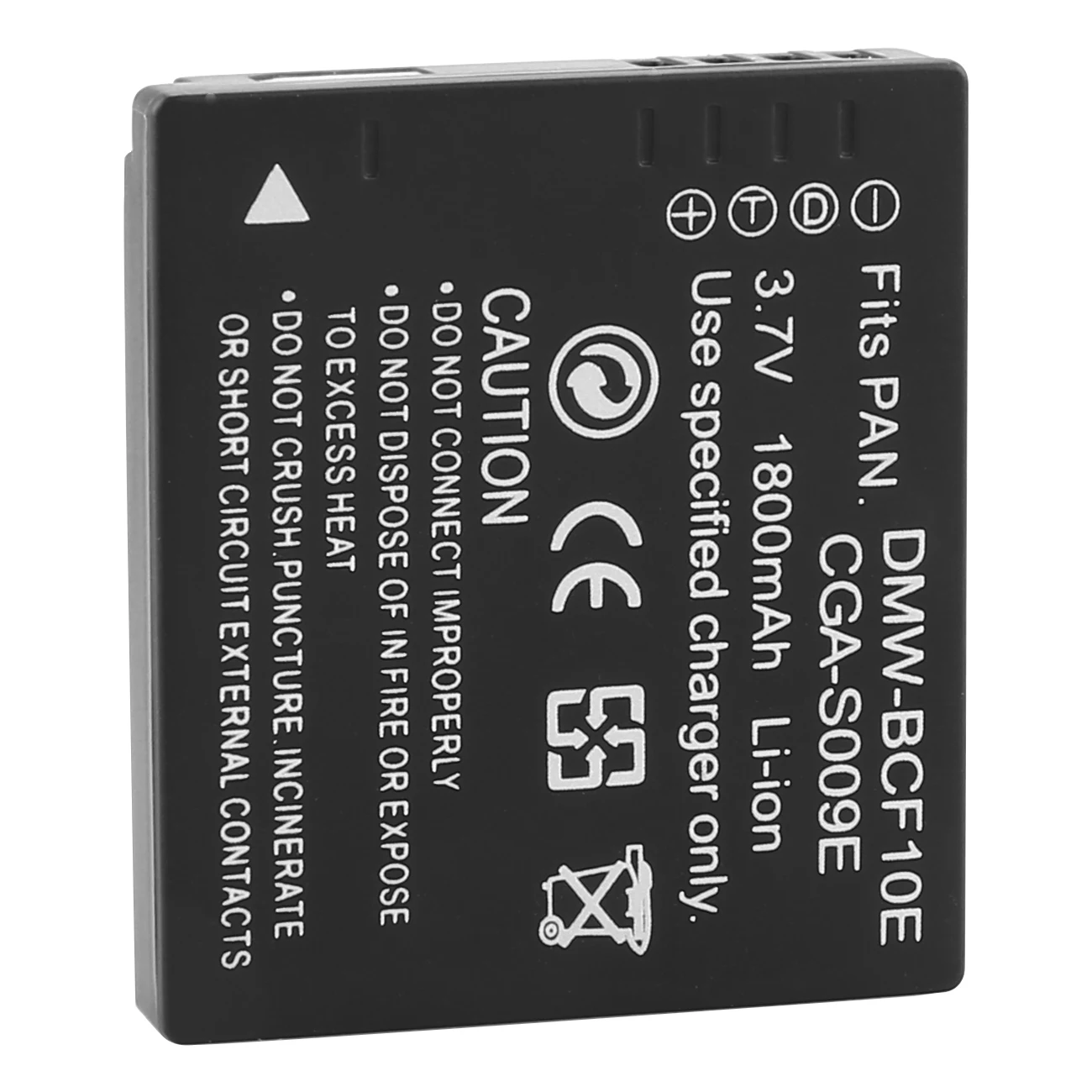 Batteria e Caricabatteria per PANASONIC Lumix Dmc-DMC-F2 DMC-FH3 FH20 FH22 DMC-FH20A DMC-FH20K DMC-FH20R DMC-FH20S DMC-FH20V DMW-BCF10E 20