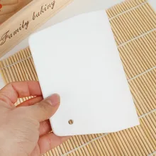 Бытовые кухонные ножи шпатель для торта шпатель для теста скребок для масла трапециевидный скребок Инструмент для торта пластиковый скребок для теста