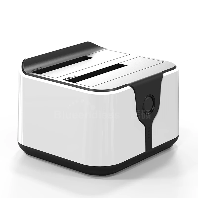 Acheter Envoyer de RU 2 baie 3.5 2.5 hdd ssd boîtier sata disque dur boîte usb 3.0 clone copie fonction hdd station d accueil support 6 to