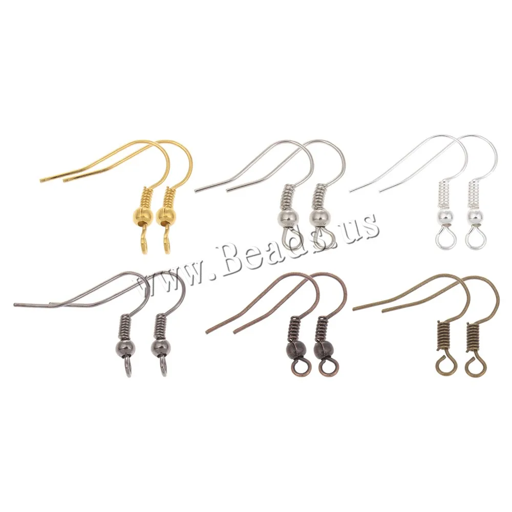 Online Diy Earring Findings Earrings Clasps Hooks Ings Hook Earwire New Fashion Plated More Colors For Choice Nickel Lead Cadmium Free 20x17x1mm Hole Rox 1mm 100pcs Bag Sold By