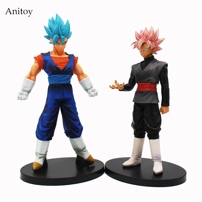 Dragon Ball DXF супер воины vol.3 Супер Saiyan Роза Gokou черная и Vegetto ПВХ Рисунок Коллекционная модель игрушки KT4201