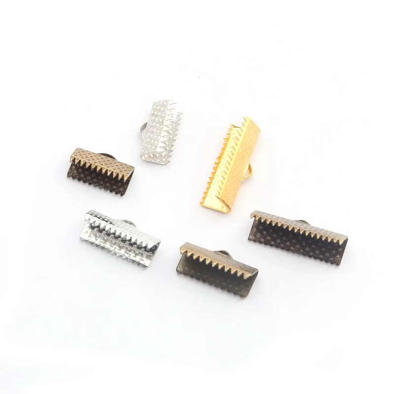 8x9mm 100pcs Cord Crimp End Beads Buckle Tips For Jewelry Making