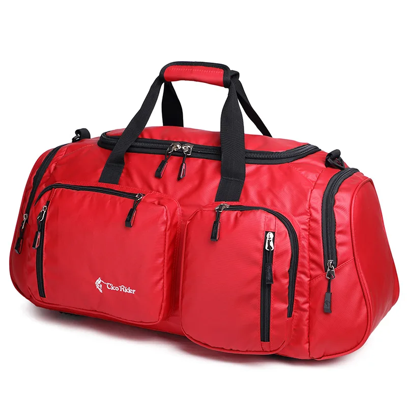 

2018 New Men Portable Nylon Travel Bag Large Capacity Big Travel Bags Fashion Handbags Brown Shoulder Bag XS-lanjingling-L1