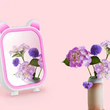 Hiperdel Bluetooth Динамик Беспроводной Портативный светодиодный зеркало для макияжа аудио Динамик s, включающим в себя гарнитуру блютус и флеш-накопитель USB AUX может отвечать на телефонные звонки звонок C401