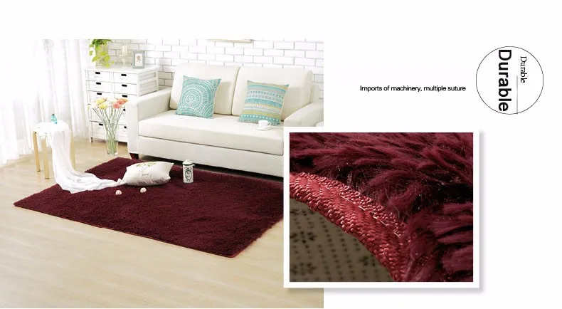 shaggy rug for living room anti slip (9)